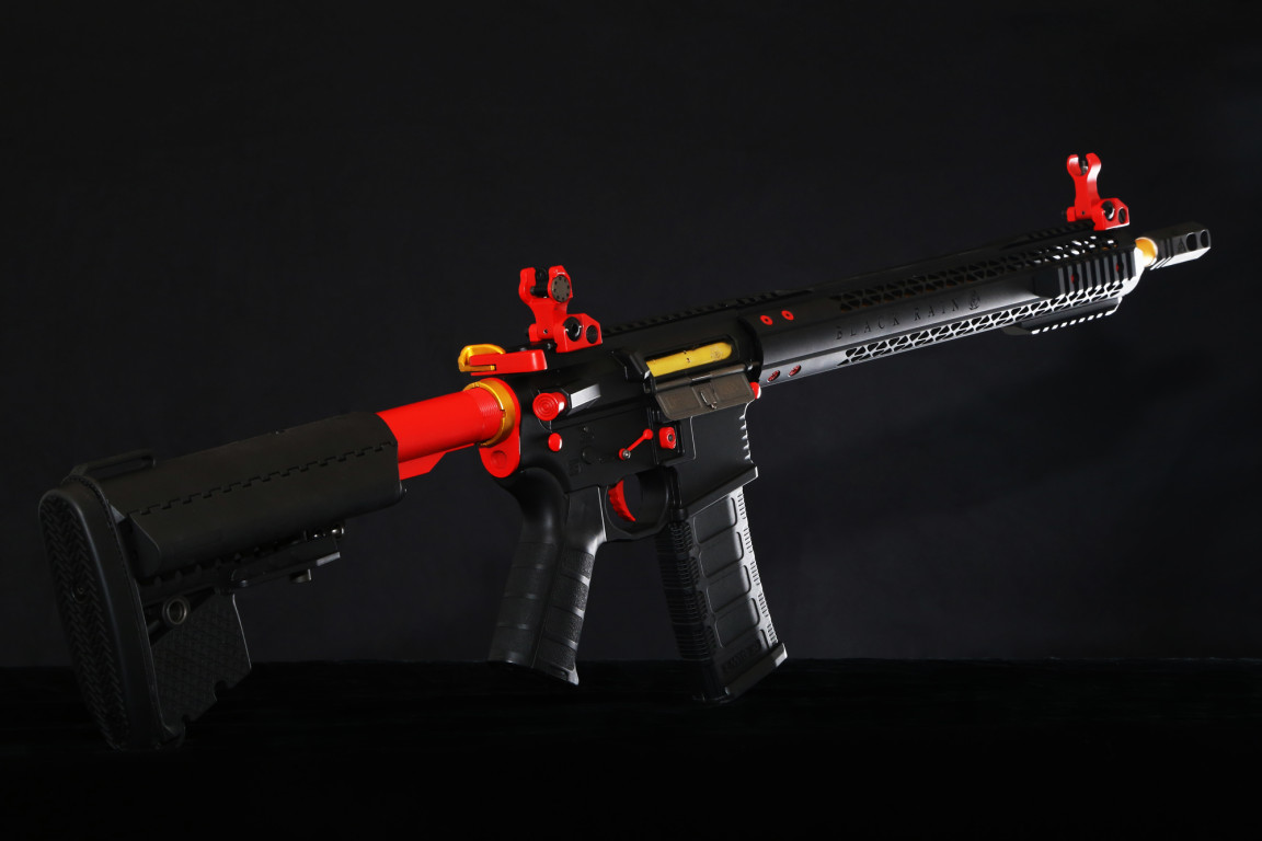 AEG Black Rain Ordnance Rifle Red mosfet 1,4j - KING ARMS.