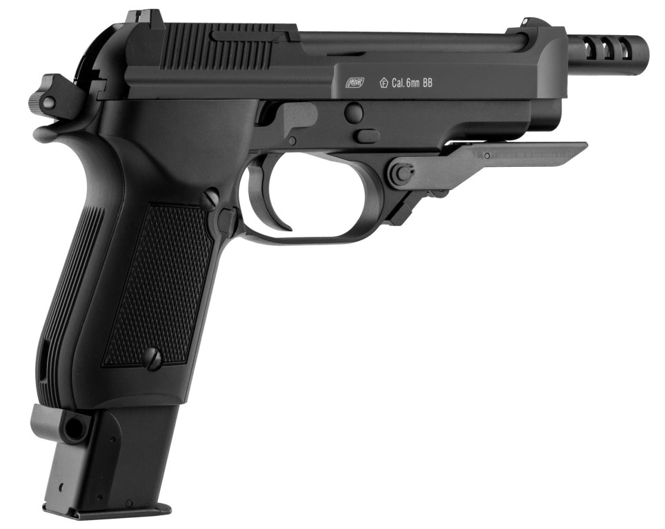 Rep GBB pistolet M93 full auto Noir gaz _ Répliques armes de poing